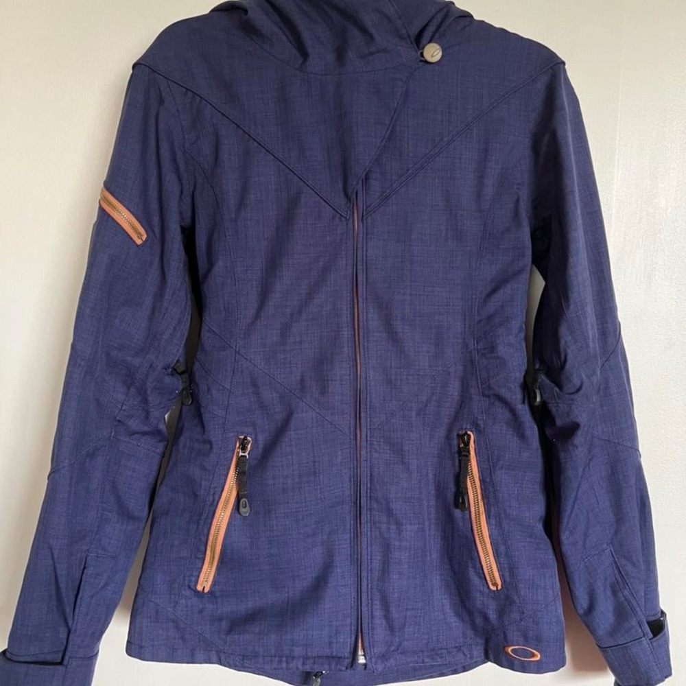 Oakley blue RECCO snowboarding jacket